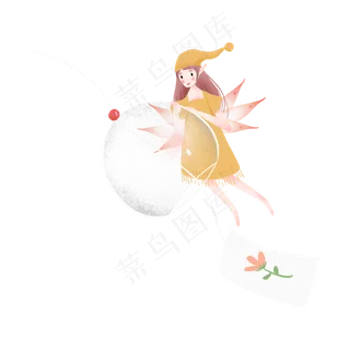 玻璃风铃和小精灵