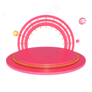 电商节日舞台促销展台