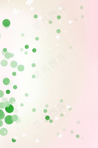 渐变绿色波点边框