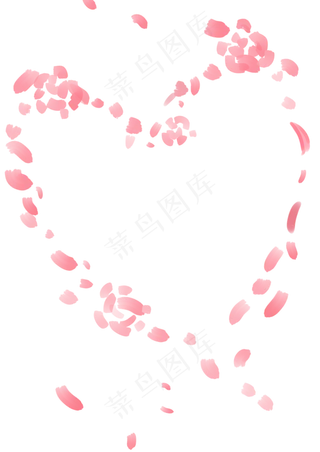 情人节玫瑰花瓣