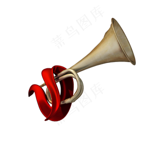 立体军号png图