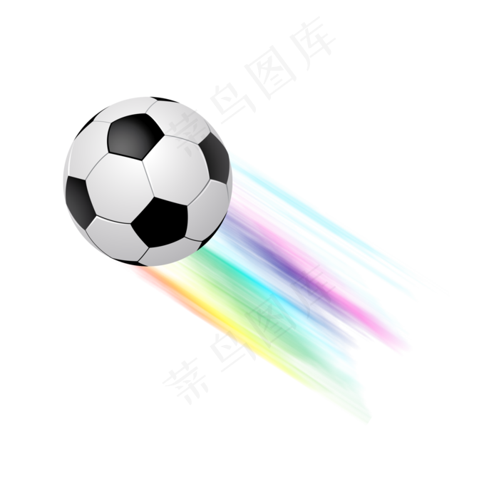 发射足球装饰元素