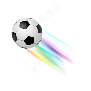 发射足球装饰元素