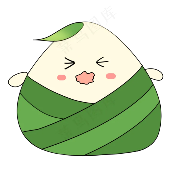 端午节粽子卡通宝宝(2000X2000(DPI:300))psd模版下载
