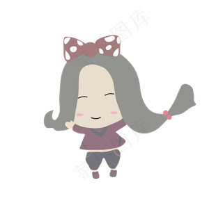 儿童节q版卡通可爱小人物素材免