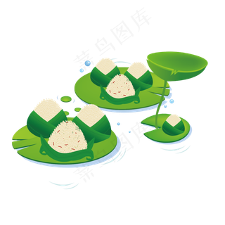 卡通端午节素材设计