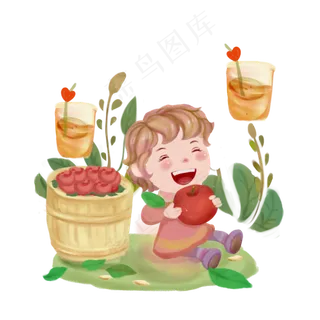 饮料饮品美味苹果汁