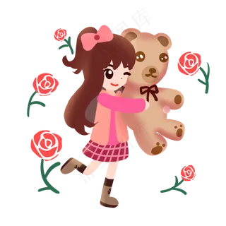 可爱女生的女神节
