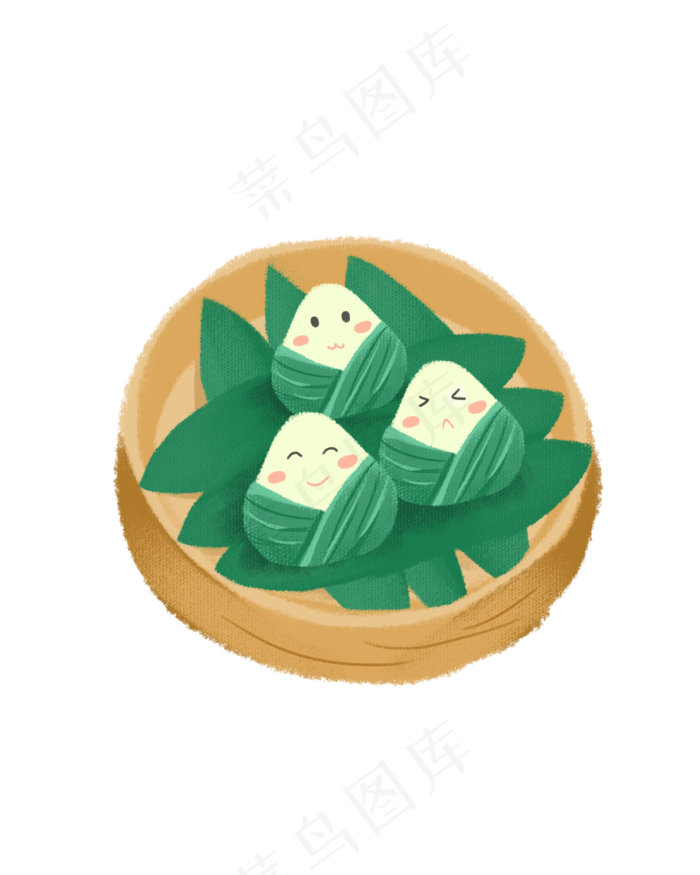 端午卡通粽子素材