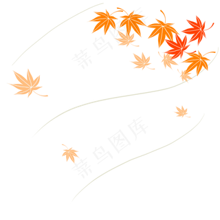 风吹散的落叶漂浮素材免费下载,免抠元素