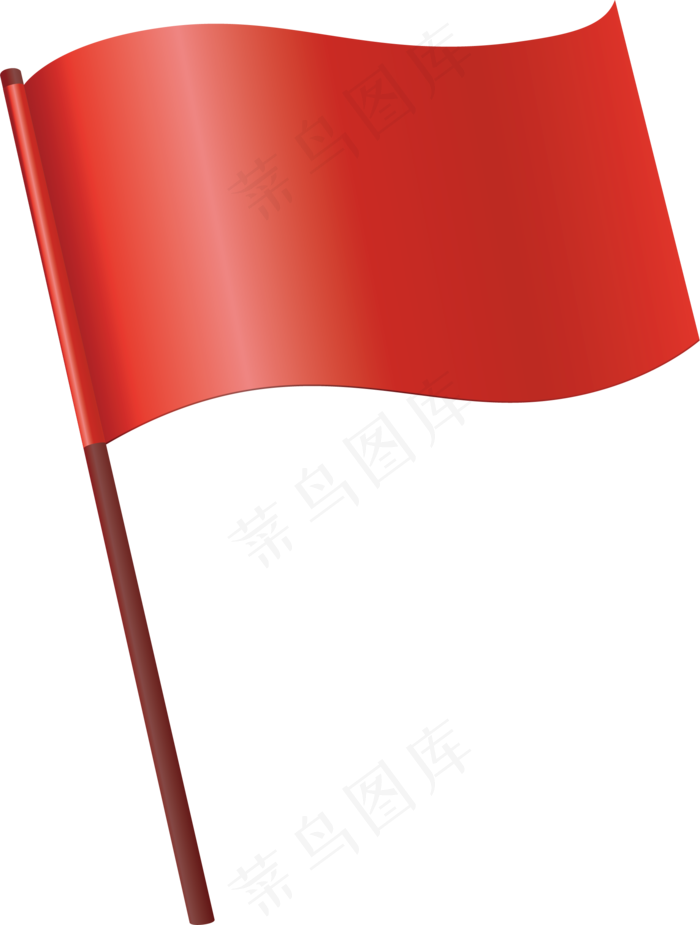 红色小旗,免抠元素