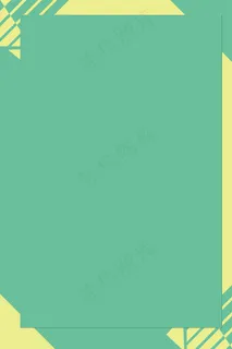 绿色小清新秋季促销海报