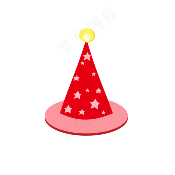 六一儿童节帽子红色