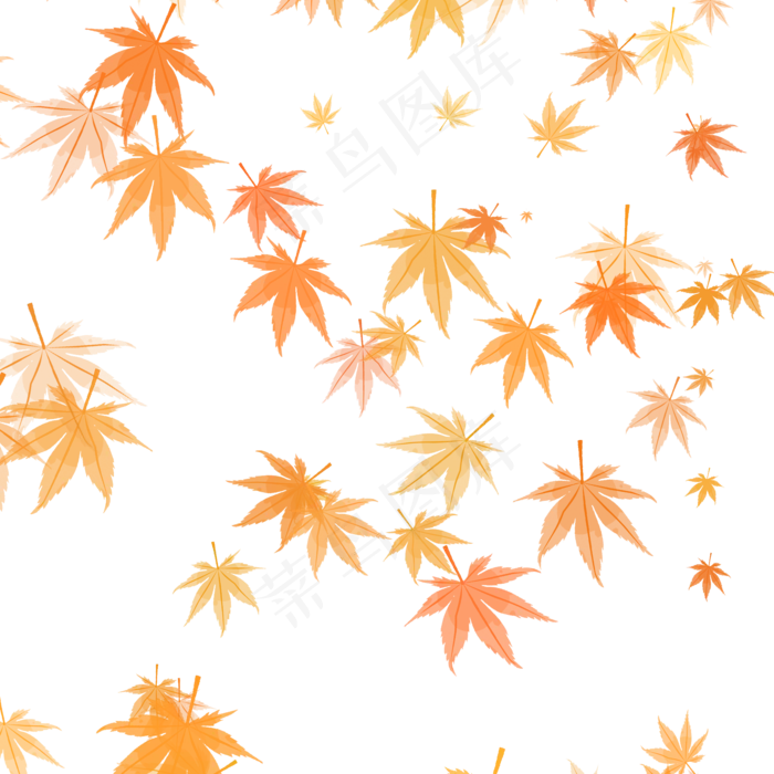 立秋枫叶,免抠元素(2000*2000px 300 dpi )psd模版下载