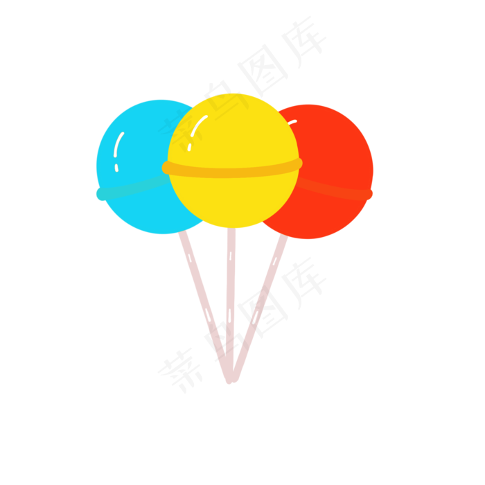 六一儿童节卡通棒棒糖