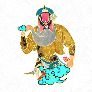 中国京剧戏曲武生幽默段子饮酒买,免抠元素