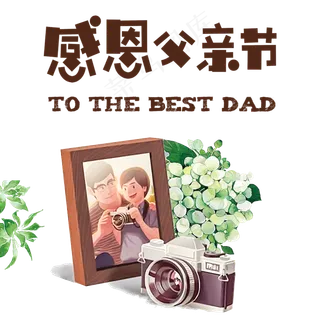 感恩父亲节父子同框素材,免抠元素