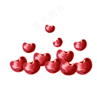 一堆好吃的水果樱桃车厘子