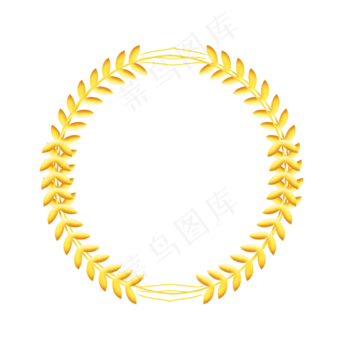 黄色渐变扁平多功能边框芒种不规(2000*2000px 300 dpi )psd模版下载