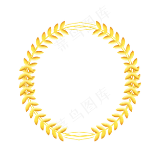 黄色渐变扁平多功能边框芒种不规