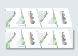 2020年创意艺术字