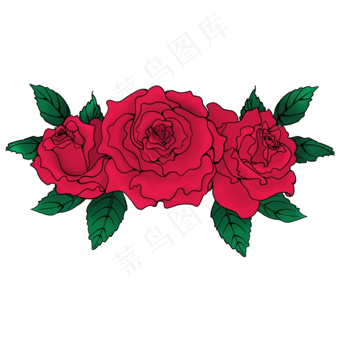 玫瑰花情人节(2000X2000(DPI:300))psd模版下载