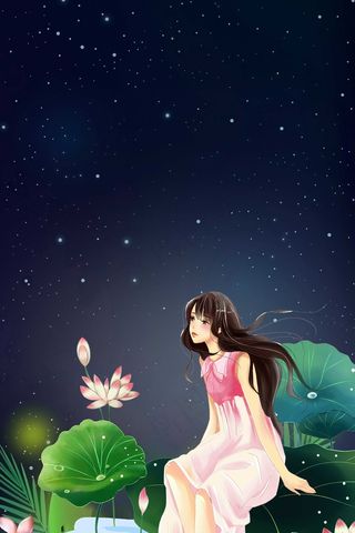 黑色星空晚安问好商业十二月你好夜晚H5