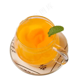 一杯果肉饮品免抠图