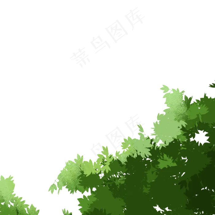 春天绿色植物下载(2000X2000(DPI:300))psd模版下载