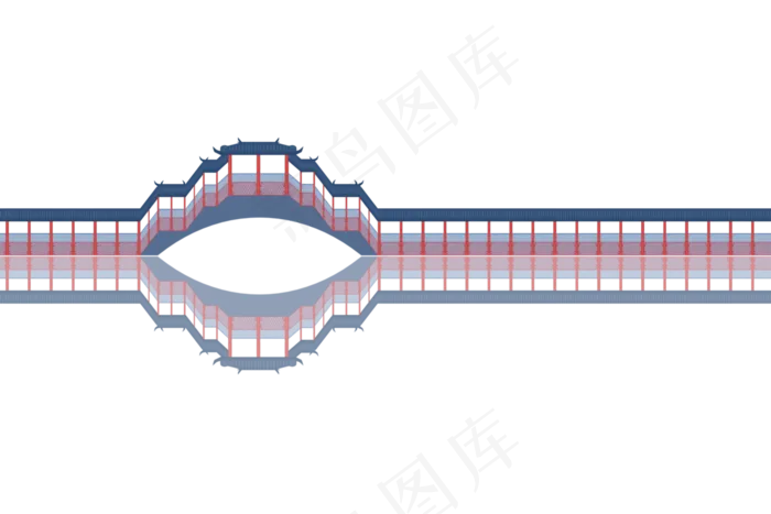 石头拱桥桥廊(3000X2000(DPI:300))psd模版下载