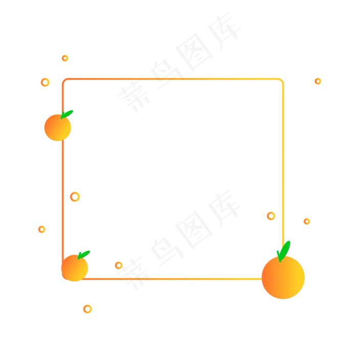 简约渐变边框对话框(4168*4167px 300 dpi )ai矢量模版下载