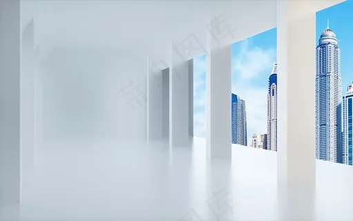 C4D商务空间科技场景