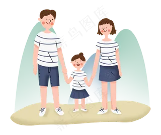 全家旅行旅游山水游玩度假