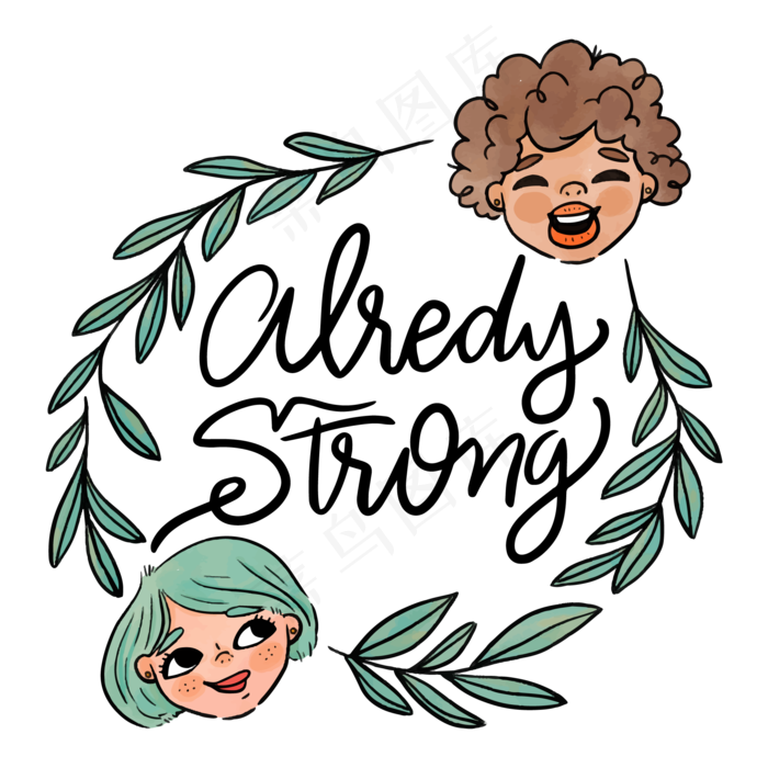 卡通妇女节矢量素材,免抠元素