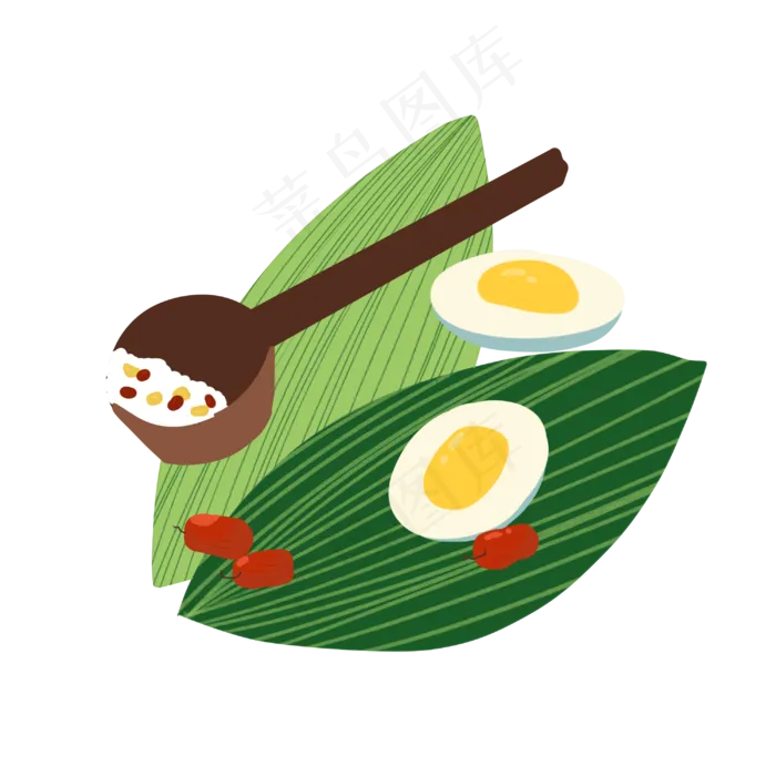 美味端午节食物(3000X3000(DPI:300))psd模版下载
