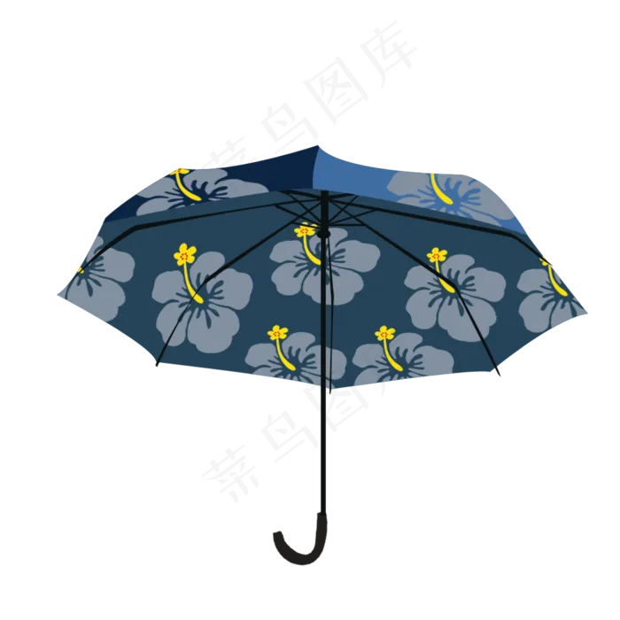 清明节雨伞png素材