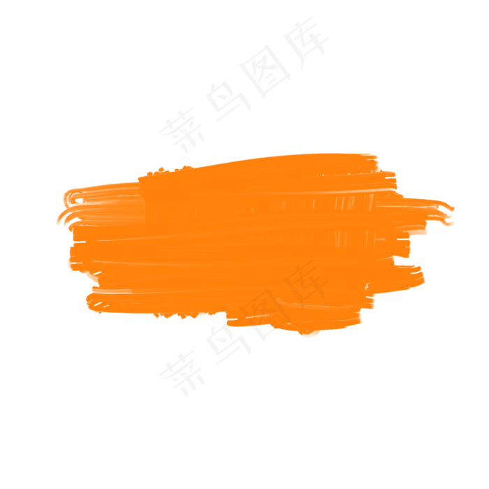 彩色矢量笔刷墨迹图