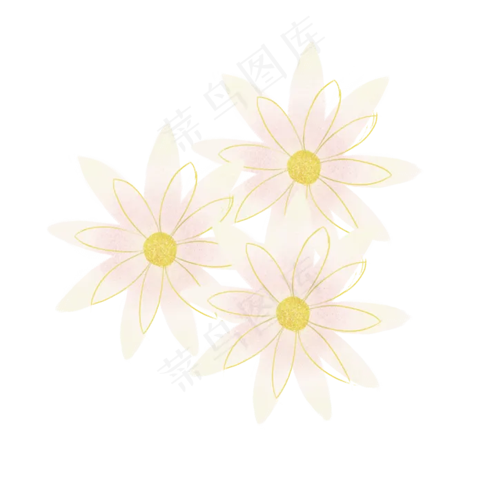 夏日粉色荷花素材(2000X2000(DPI:300))psd模版下载