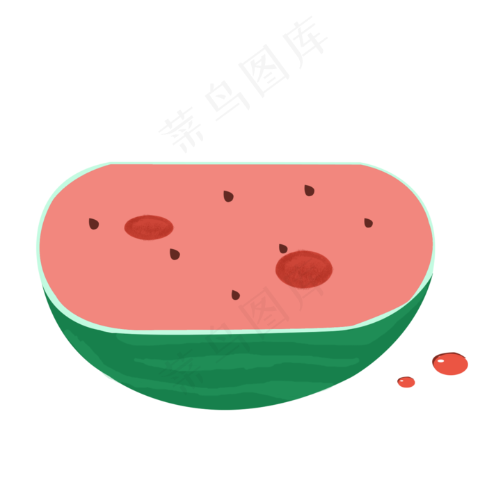 夏至节气卡通设计元素(2000X2000(DPI:300))psd模版下载