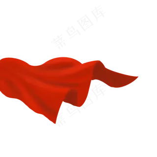 随风飘扬的红斗篷,免抠元素