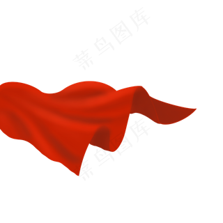 随风飘扬的红斗篷,免抠元素