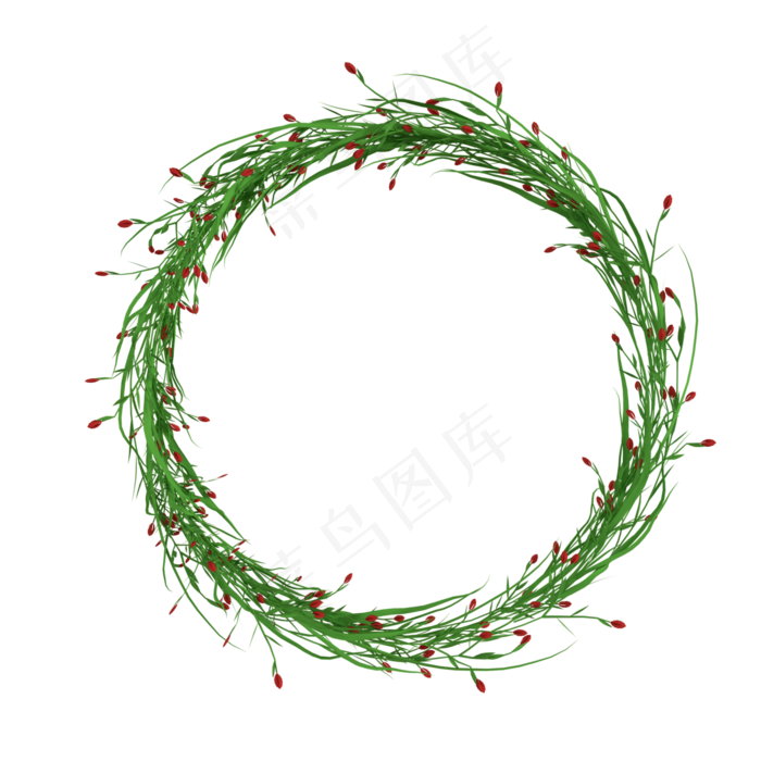 c4d立体卡通花环免费下载(3000*3000px 300 dpi )