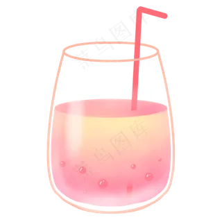 夏日解暑冷饮粉色果汁 夏日解暑冷饮粉色果汁