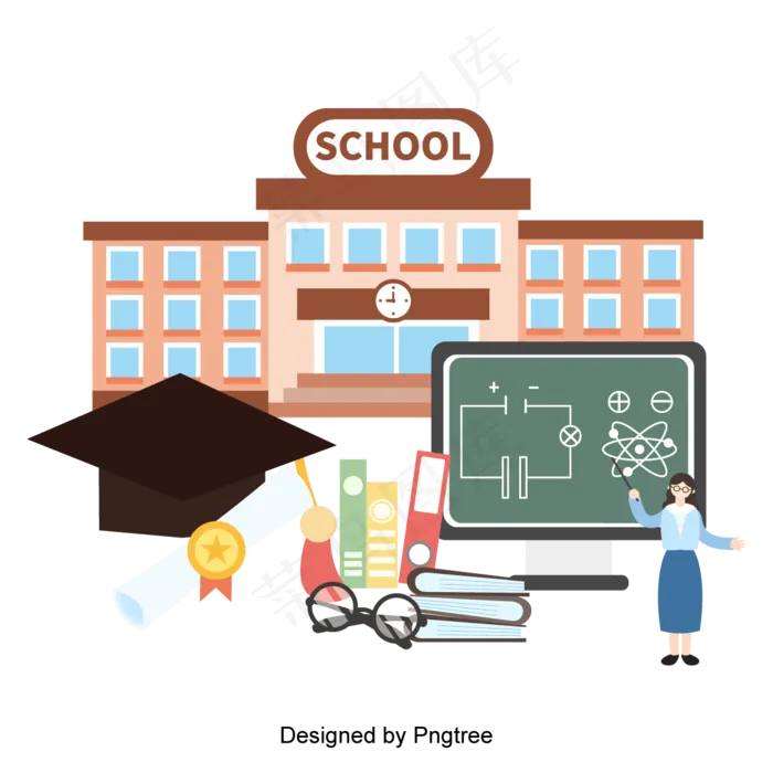 矢量平面教学图(3545X5315(DPI:300))ai矢量模版下载