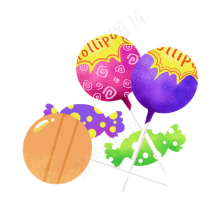 水果味棒棒糖果