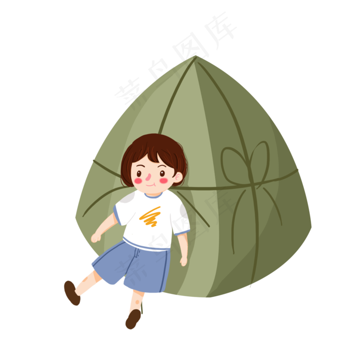 卡通传统节日端午