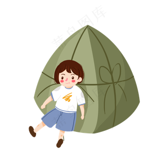 卡通传统节日端午