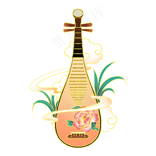 新中式国潮风琵琶