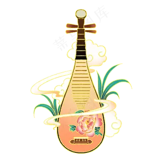 新中式国潮风琵琶