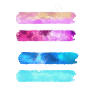 梦幻水粉水彩笔刷